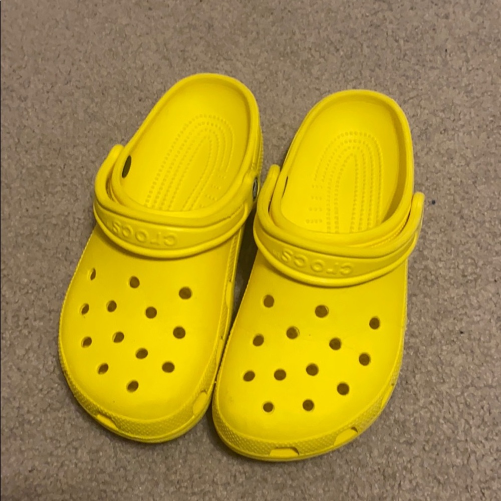 Yellow Crocs